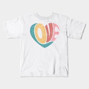 Retro Love Kids T-Shirt